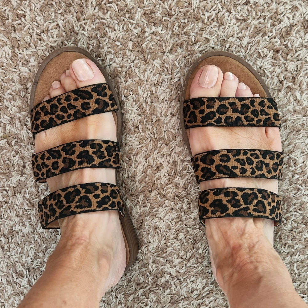 Steve Madden Animal Print Sandals